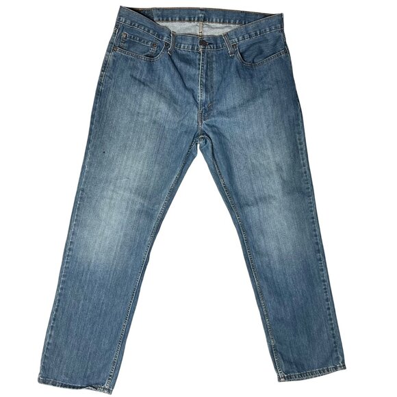Levis 559 Mens Jeans Size 38x32 Blue Water - Picture 1 of 11